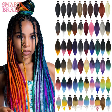 Smartbraid Easy Braid Ombre Jumbo Braiding Hair Bundles Texture Synthetic Braiding Hair Extension for Twisting Crochet Hair